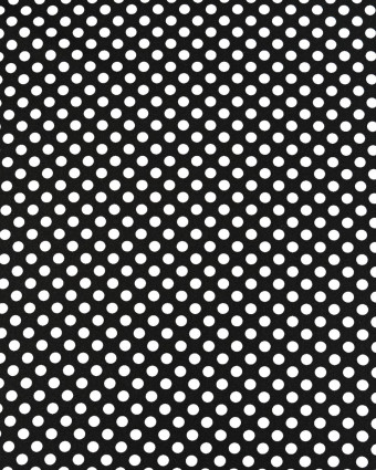 Tissu Crêpe à Pois Blanc et Noir - Mercerine