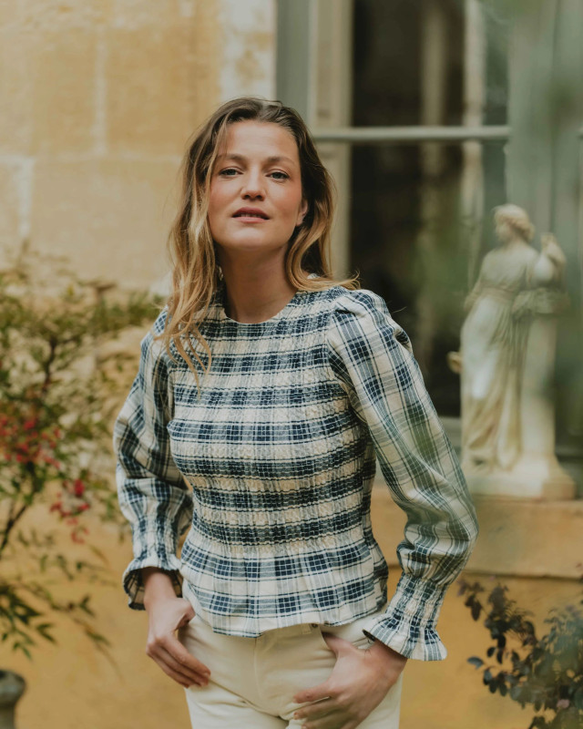 Patron couture Le Top à Smocks HORTENSE - Maéli Paris - Mercerine