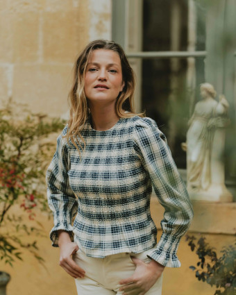 Patron couture Le Top à Smocks HORTENSE - Maéli Paris - Mercerine