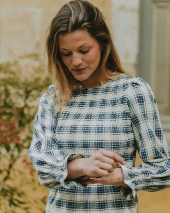 Patron couture Le Top à Smocks HORTENSE - Maéli Paris - Mercerine