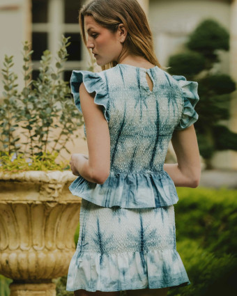 Patron couture Le Top à Smocks HORTENSE - Maéli Paris - Mercerine