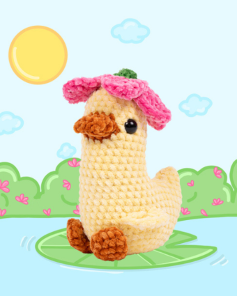 Kit de Crochet Amigurumi Coin Coin Le Carnard - DMC - Mercerine