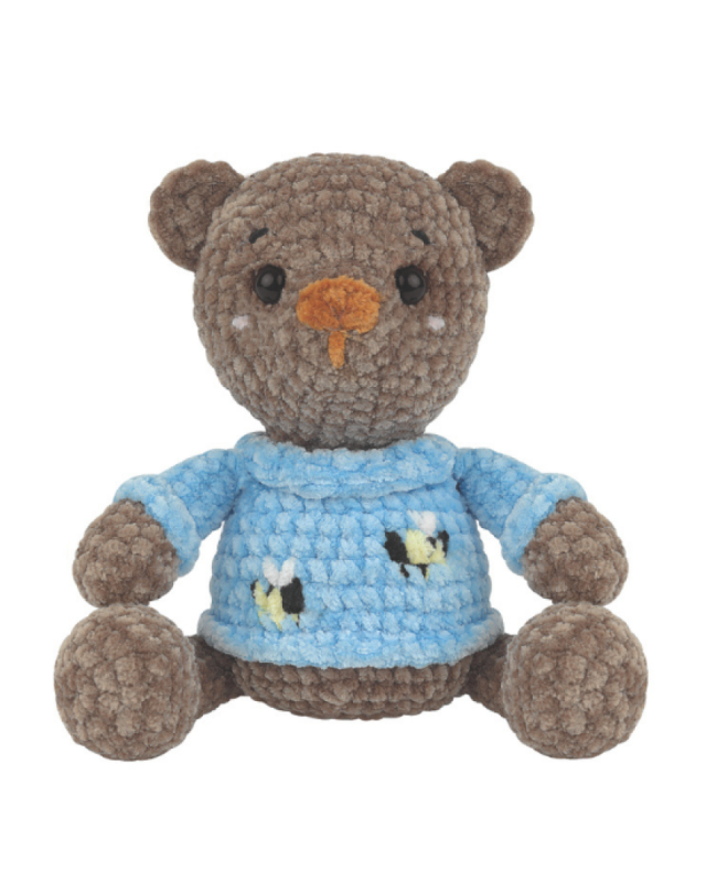 Kit de Crochet Amigurumi L'ours Rêveur - DMC - Mercerine