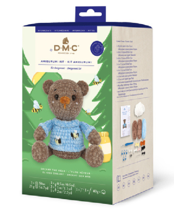 Kit de Crochet Amigurumi L'ours Rêveur - DMC - Mercerine