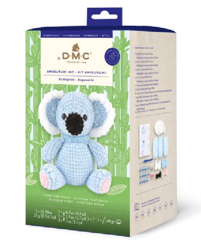 Kit de Crochet Amigurumi Le Koala Tout Doux - DMC - Mercerine