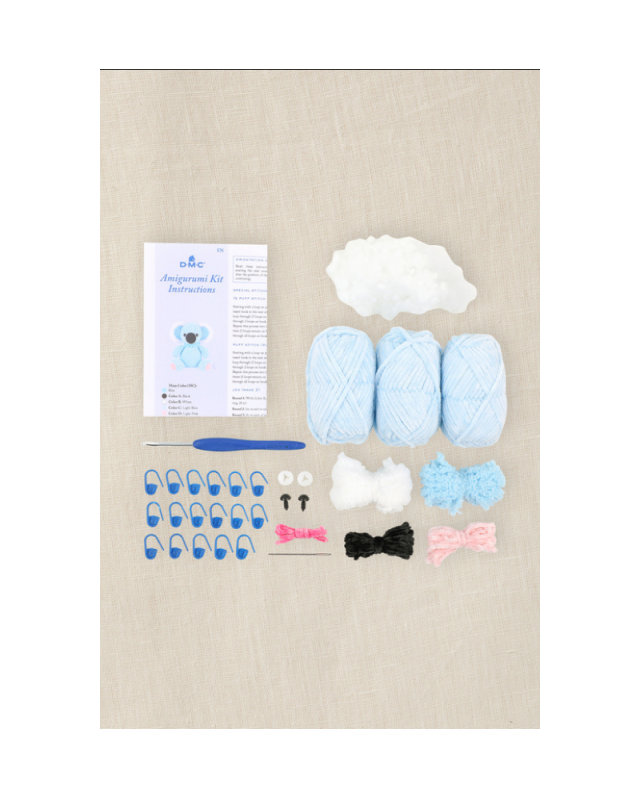 Kit de Crochet Amigurumi Le Koala Tout Doux - DMC - Mercerine