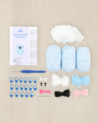 Kit de Crochet Amigurumi Le Koala Tout Doux - DMC - Mercerine