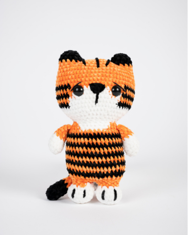 Kit de Crochet Amigurumi Le Tigre à Rayures - DMC - Mercerine