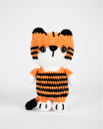 Kit de Crochet Amigurumi Le Tigre à Rayures - DMC - Mercerine
