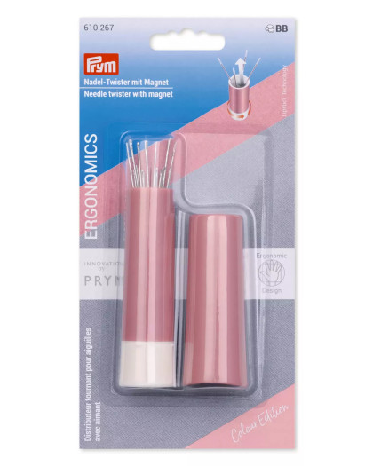 Distributeur tournant pour aiguilles avec aimant Rose - Prym - Mercerine