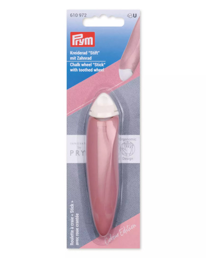 Roulette à craie Stick Ergonomique Rose - Prym - Mercerine