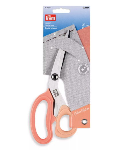 Ciseaux tissus 21cm Abricot - Prym - Mercerine