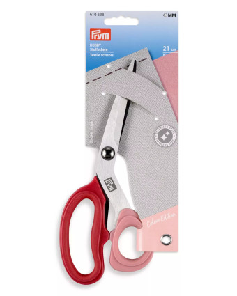 Ciseaux tissus 21cm Rose - Prym - Mercerine