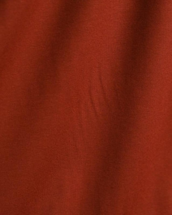 Tissu jersey viscose tomette Julia - par 10cm -  Mercerine