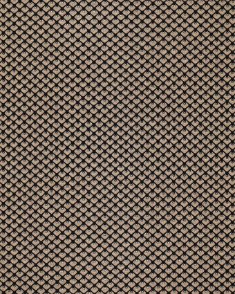 Jersey De Viscose Taupe Motif Géométrique Pailleté Argent - Mercerine