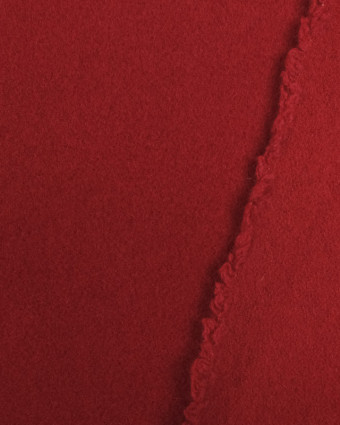 Tissu Drap de laine Rouge - Mercerine