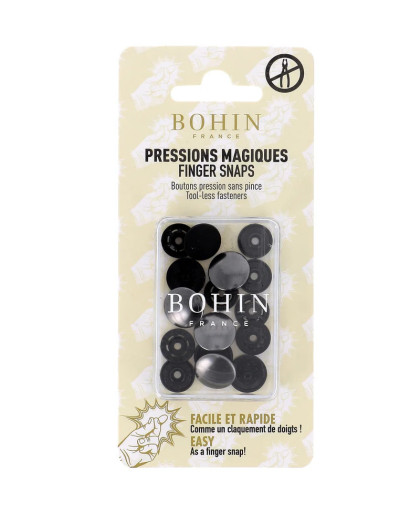 Bouton Pression 14mm - Canon de Fusil - Bohin - Mercerine