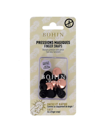 Bouton Pression 14mm - Rose Gold - Bohin - Mercerine