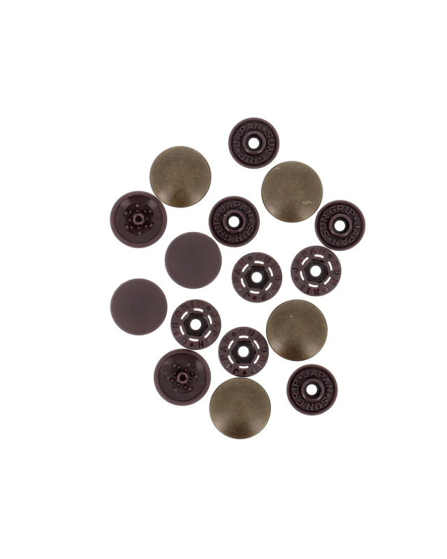Bouton Pression 14mm - Cuivre - Bohin - Mercerine