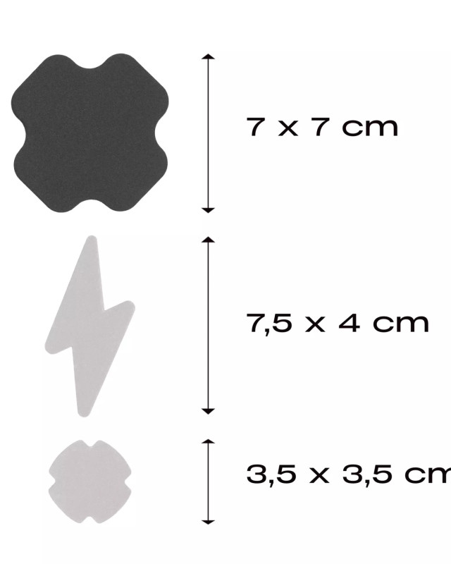 FabPatch - Reflective - Noir/Gris - Prym - Mercerine