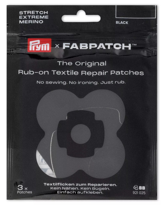 FabPatch - Extrême Merino - Noir- Prym - Mercerine