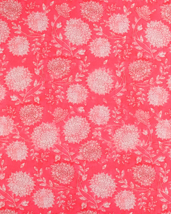 Popeline de Coton Inspiration Indienne Jaipur Légende Rose - Mercerine