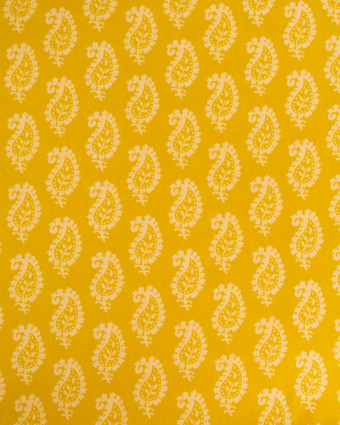 Popeline de Coton Inspiration Indienne Jaipur Terre du Soleil - Mercerine