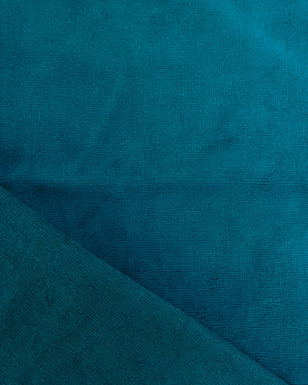 Eponge bambou au mètre : couleur Bleu Pétrole OekoTex - Mercerine
