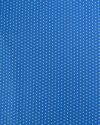 Popeline de Coton Petits Pois Océan - 110 cm - Mercerine