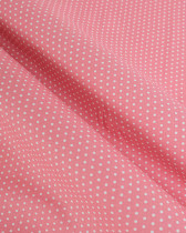 Popeline de Coton Petits Pois Pop Rose Bonbon - 110 cm