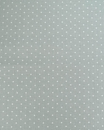 Popeline de Coton Pois Gris - 110 cm - Mercerine