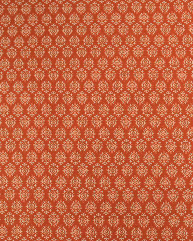 Popeline de Coton Inspiration Indienne Jaipur Elégance Terra - Mercerine
