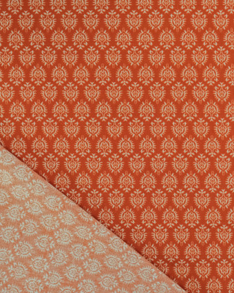 Popeline de Coton Inspiration Indienne Jaipur Elégance Terra - Mercerine