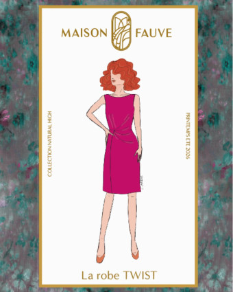 Patron Robe TWIST - Maison Fauve | Mercerine