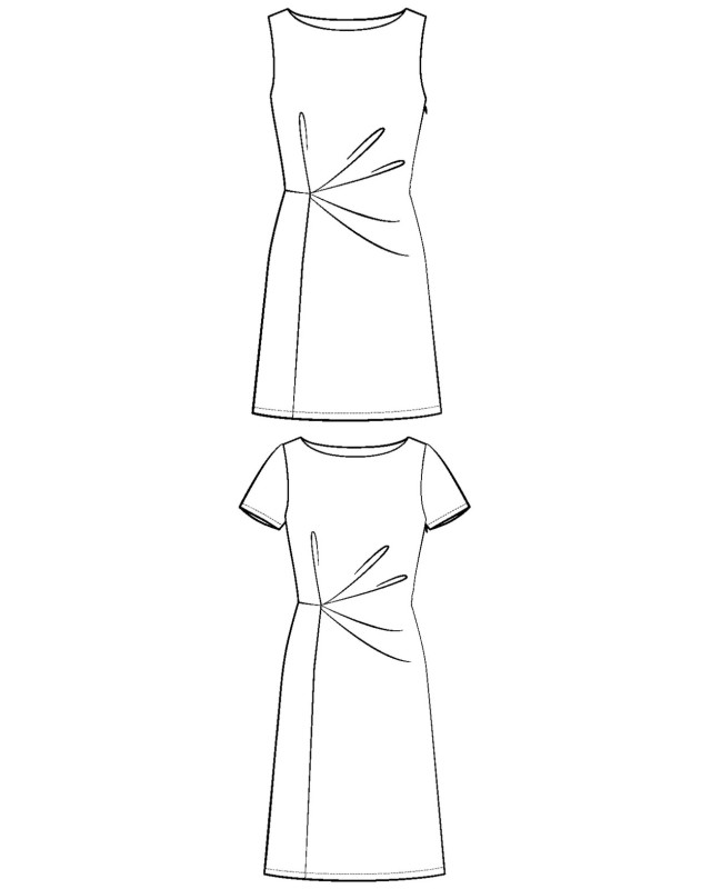Patron Robe TWIST - Maison Fauve | Mercerine