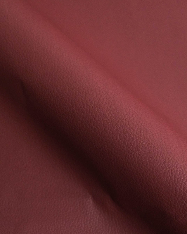 Tissu Simili Cuir Autocollant Bordeaux - Mercerine