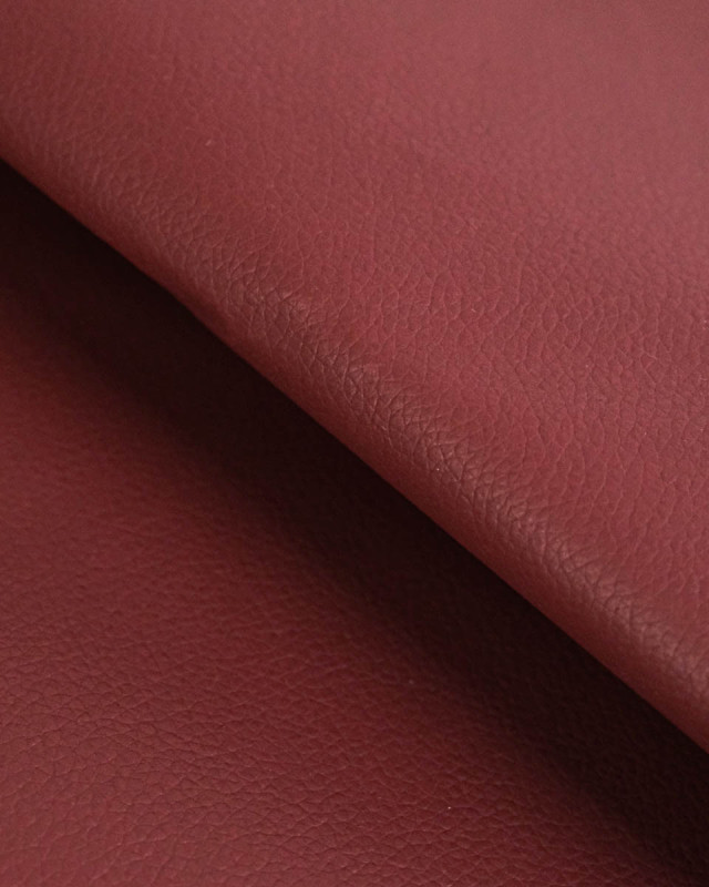 Tissu Simili Cuir Autocollant Bordeaux - Mercerine