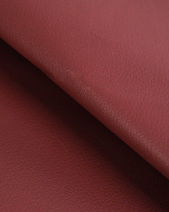 Tissu Simili Cuir Autocollant Bordeaux - Mercerine