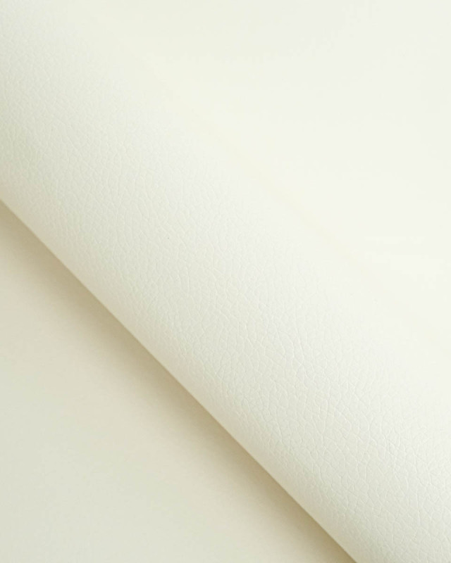 Tissu Simili Cuir Autocollant Ivoire - Mercerine