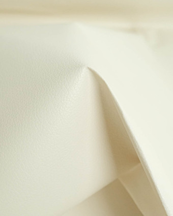 Tissu Simili Cuir Autocollant Ivoire - Mercerine