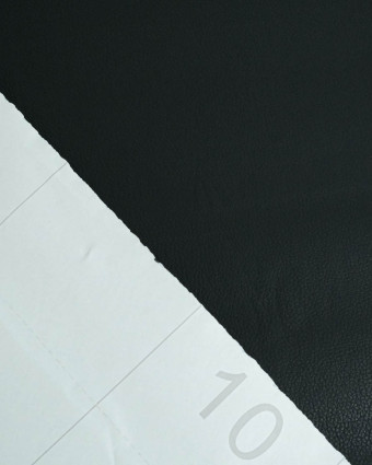Tissu Simili Cuir Autocollant Noir - Mercerine