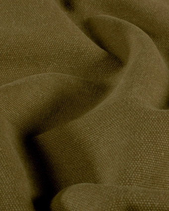 Tissu Toile Canvas Epaisse Kaki - Mercerine