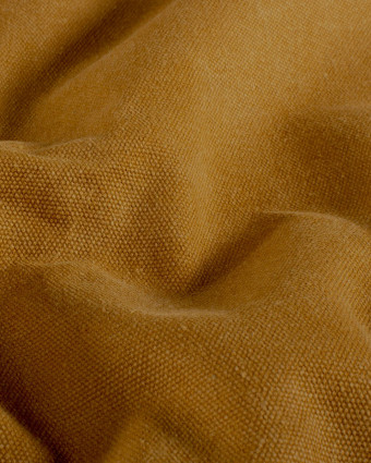 Tissu Toile Canvas Epaisse Ocre - Mercerine