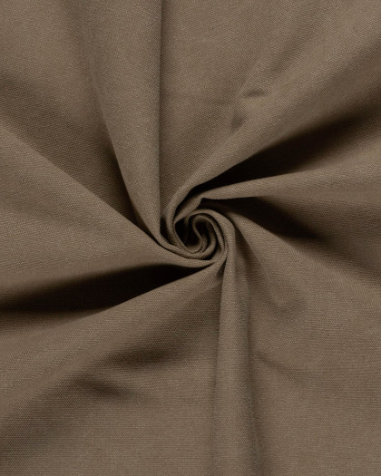 Tissu Toile Canvas Epaisse Gris Taupe - Mercerine
