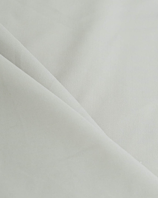 Tissu Polyviscose Stretch Gris Clair - Mercerine