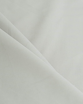 Tissu Polyviscose Stretch Gris Clair - Mercerine