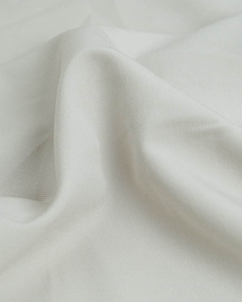 Tissu Polyviscose Stretch Gris Clair - Mercerine