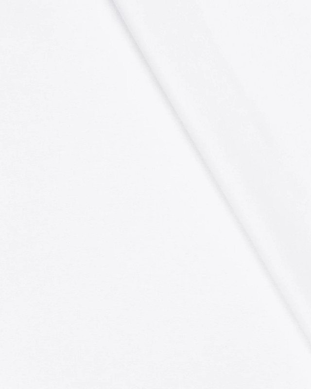 Tissu Flanelle Coton Blanc - Oeko-Tex - Mercerine