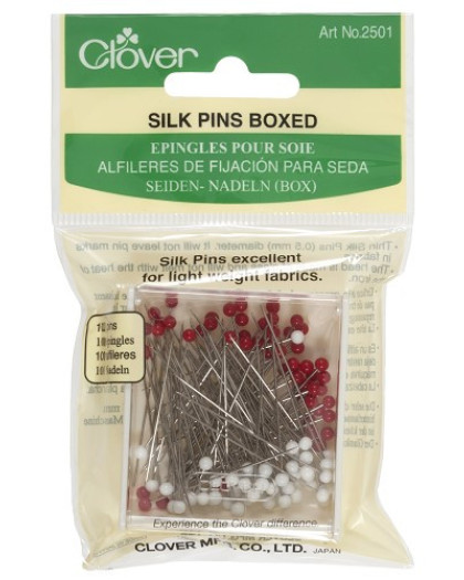 Epingles Pour Soie - 100pcs - Clover - Mercerine