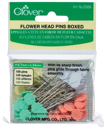 Epingles à Tête de Fleur - 100pcs - Clover - Mercerine